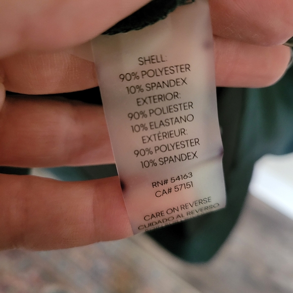 Calvin Klein 8Green Faux Suede Dress - Picture 5 of 5